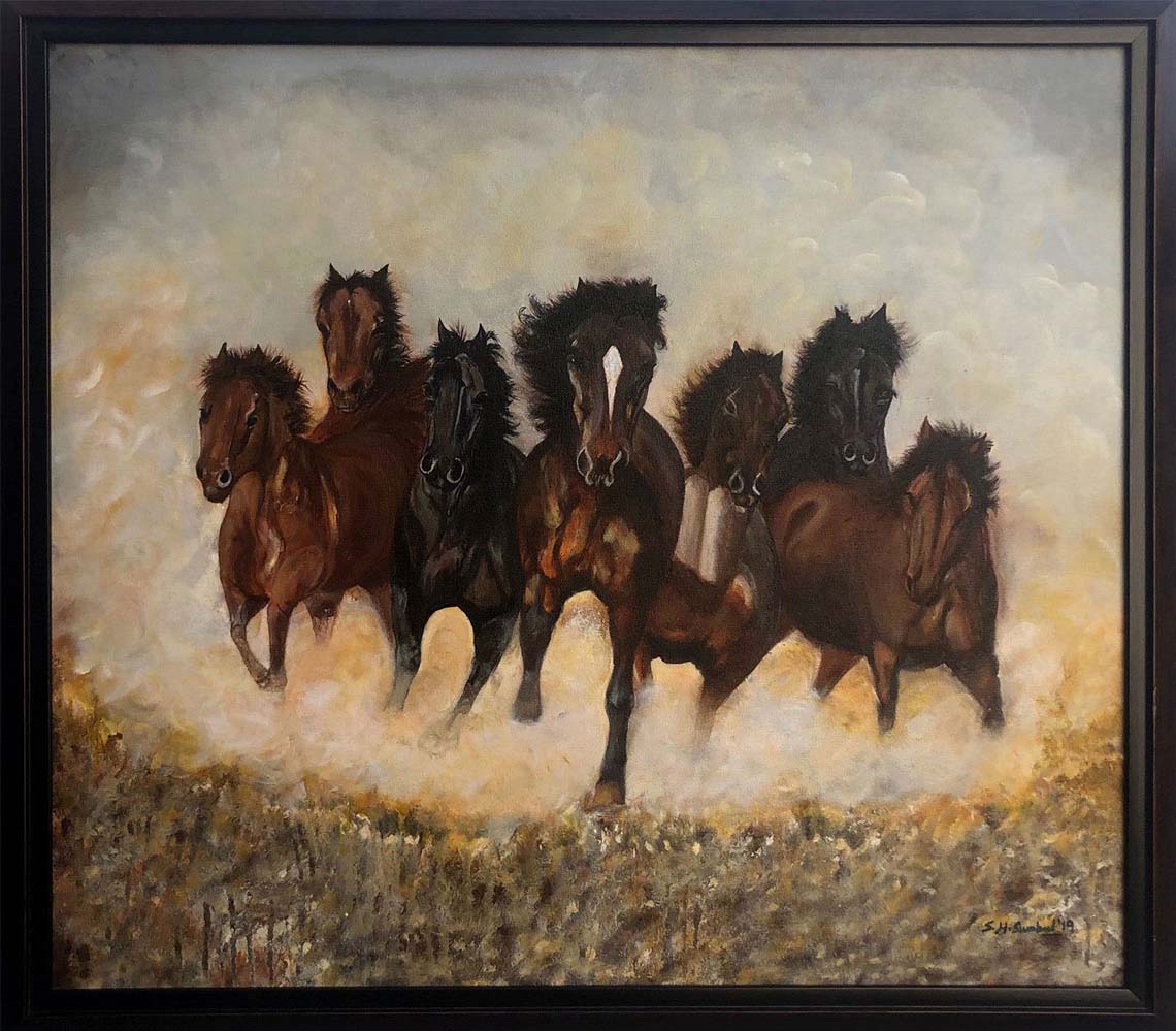 Seven Running Horses